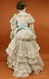 ANTIQUE FRENCH FASHION BISQUE HEAD DOLL. - 6