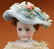 ANTIQUE FRENCH FASHION BISQUE HEAD DOLL. - 7