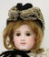 ANTIQUE FRENCH BISQUE HEAD DOLL. - 2
