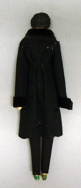 9" Papier mache Male Milliner's Model Doll - 2