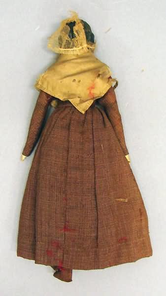 9.5" Papier Mache Milliner's Model Doll - 2