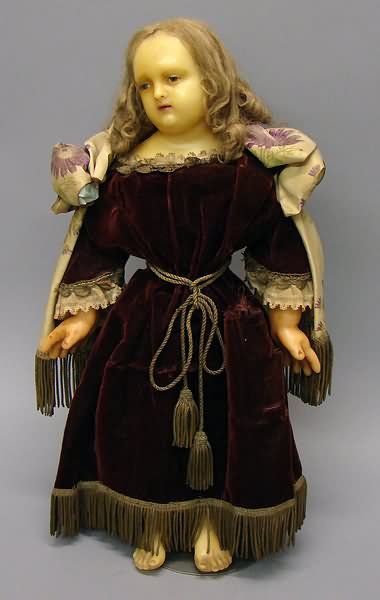 16" Poured Wax Lady Doll