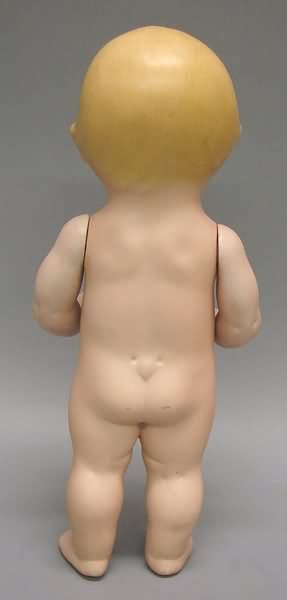 11" Unmarked All Bisque PETERKINS Doll - 3