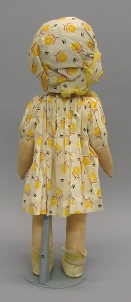 17" Eugene Poir Mask Face Cloth Doll - 2