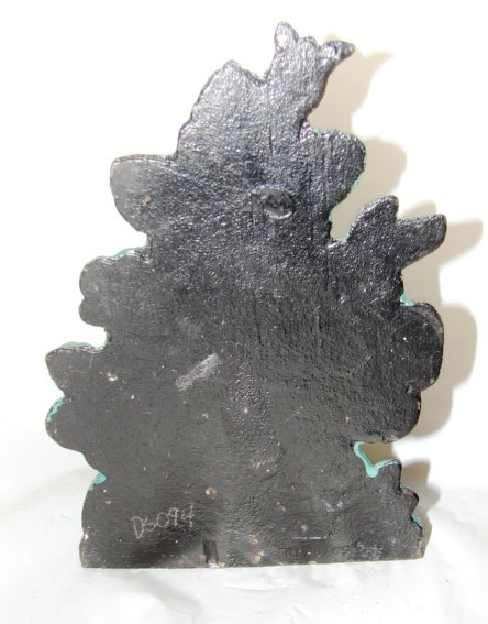 Cast Iron Doorstop - Flowers Door Stop - 2