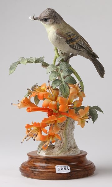 Dorothy Doughty Phoebe Hen and Flame Vine