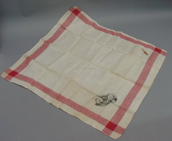 1888 Cleveland & Thurman Jugate Campaign Bandana - 2