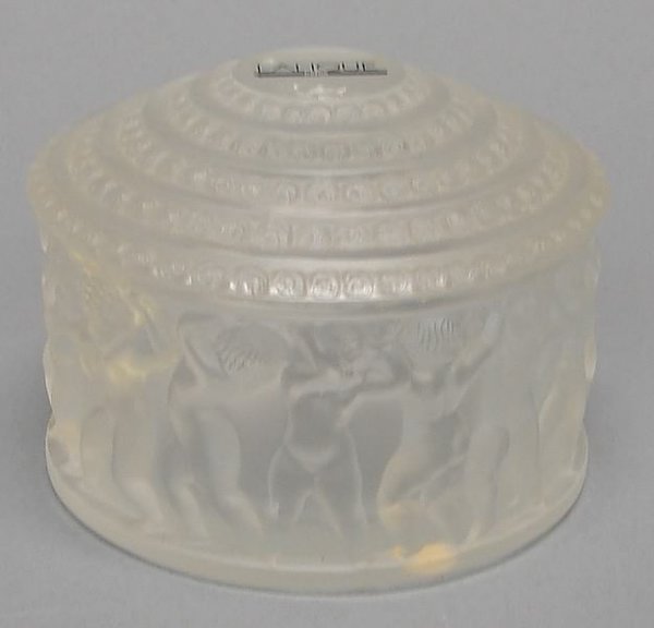 Lalique Crystal Jar