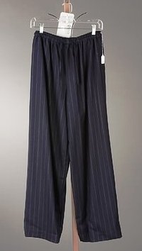 Eskandar Navy Pinstripe Slacks (12)
