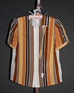 Andrè Laug Short Sleeve Silk Blouse (M)