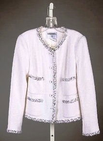 chanel white jacket