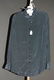 3923: Giorgio Armani Navy Silk L-Sleeve Blouse (12)
