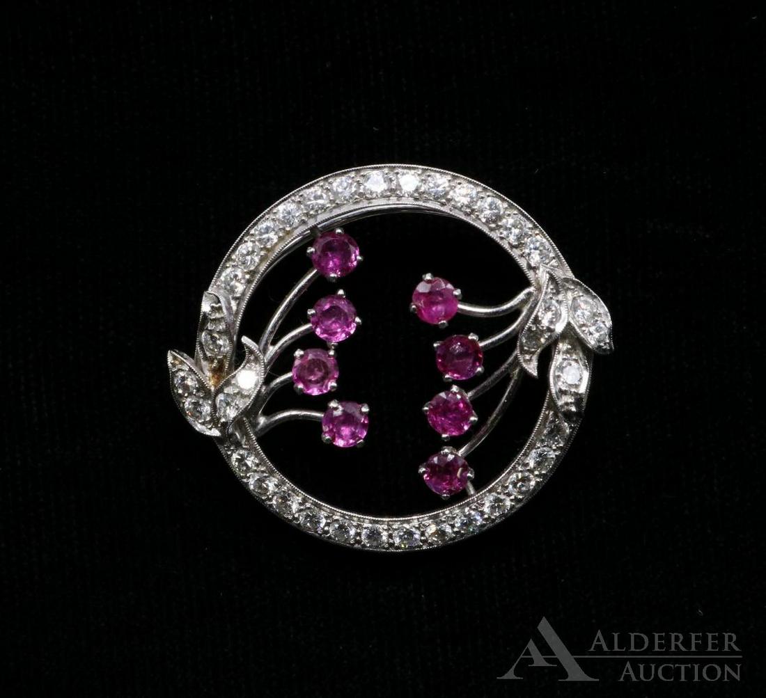 Platinum and 18KW Gold Pin Pendant Slide (1 of 7)