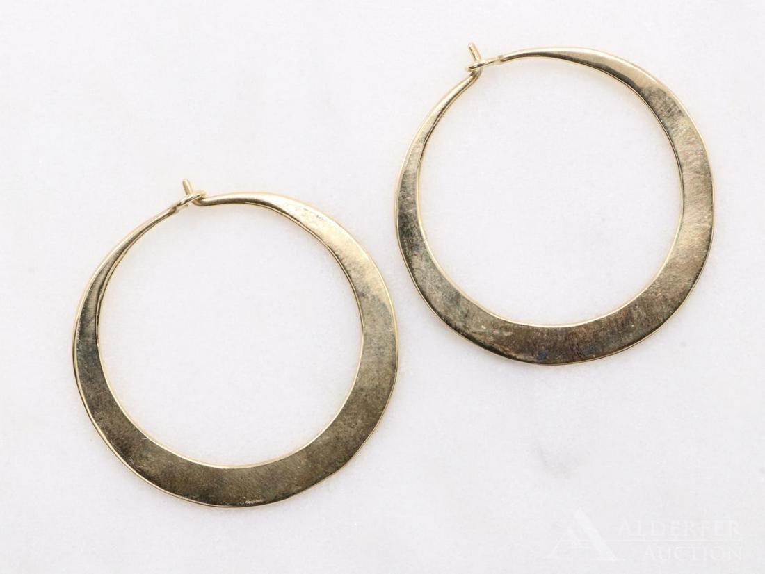 Wesley Emmons 14KY Gold Hoop Earrings (1 of 6)
