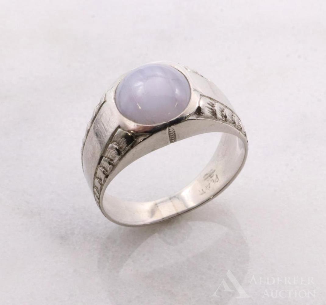 Wesley Emmons Platinum Star Sapphire Ring (1 of 9)