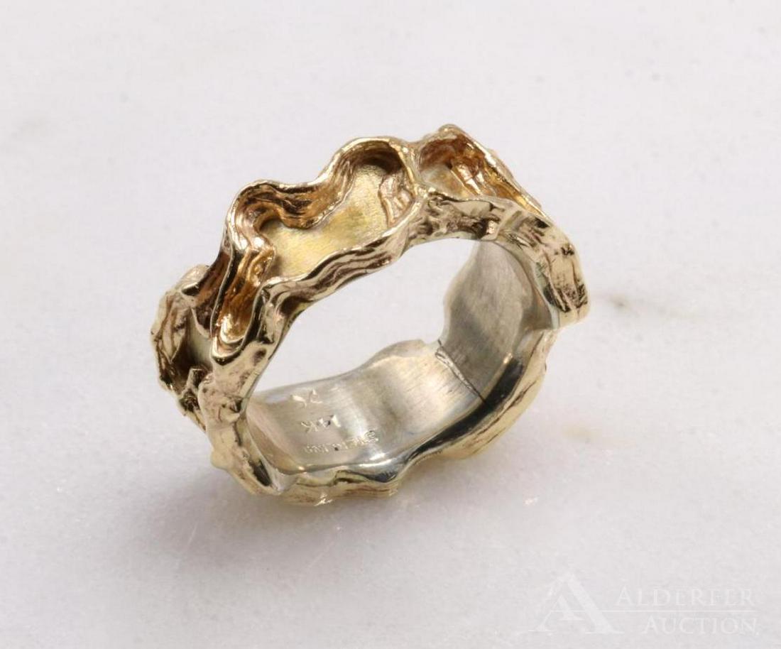 Wesley Emmons 14KY Gold Sterling Silver Ring (1 of 7)