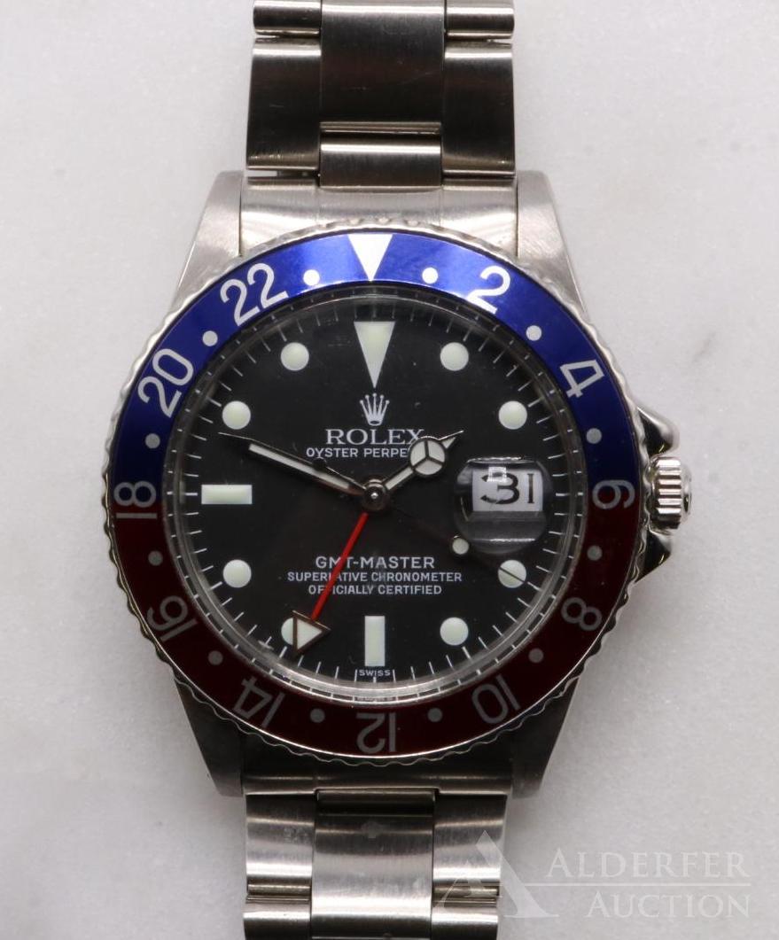 Rolex Oyster Perpetual "Pepsi" GMT Master Wrist Watch (1 of 11)