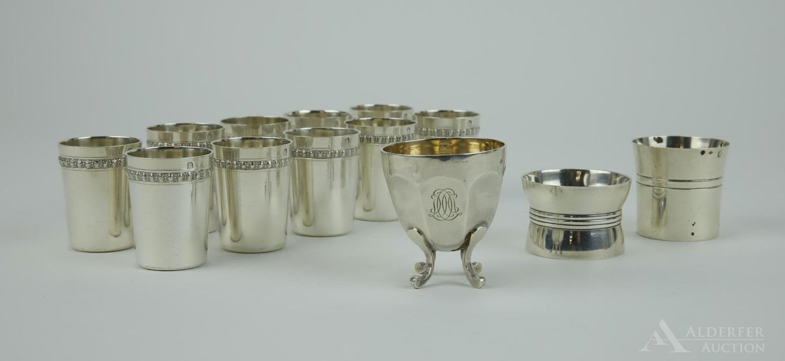 Tetard Freres Sterling Silver Cordials with Extras (1 of 13)