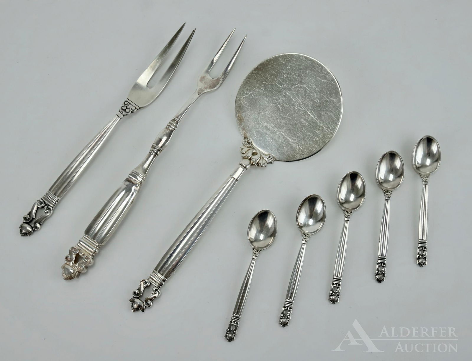 Georg Jensen Sterling Silver Serving Pieces and Extras (1 of 15)