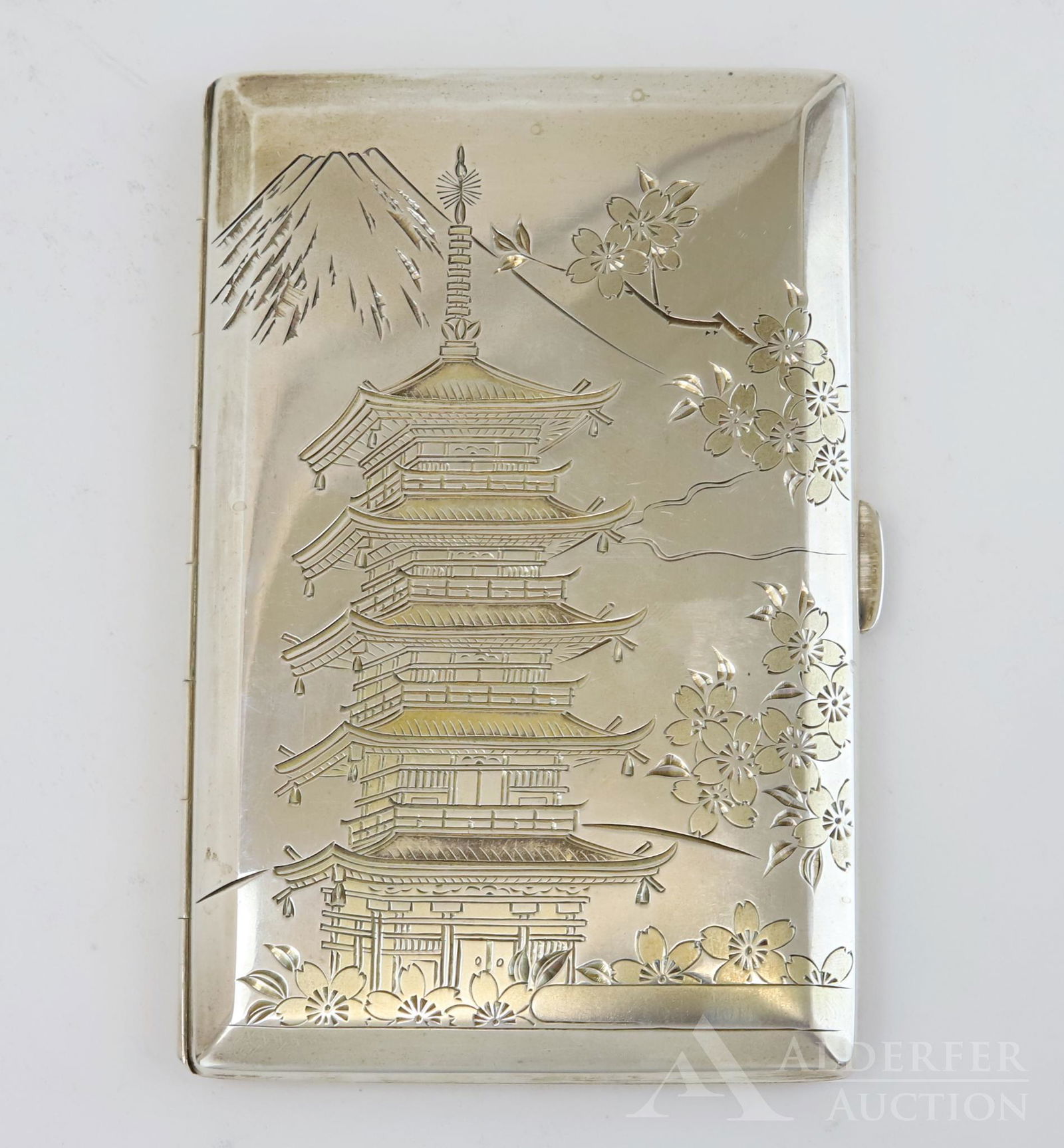 Sterling Silver Cigarette Case (1 of 7)