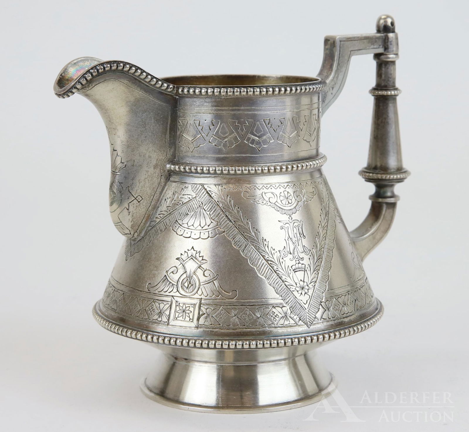 19th c. Russian Sterling Silver Creamer (1 of 11)