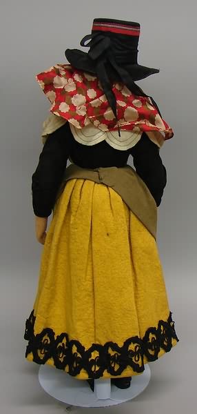 17" Unmarked Stockinette Lady Doll/Cloth - 3