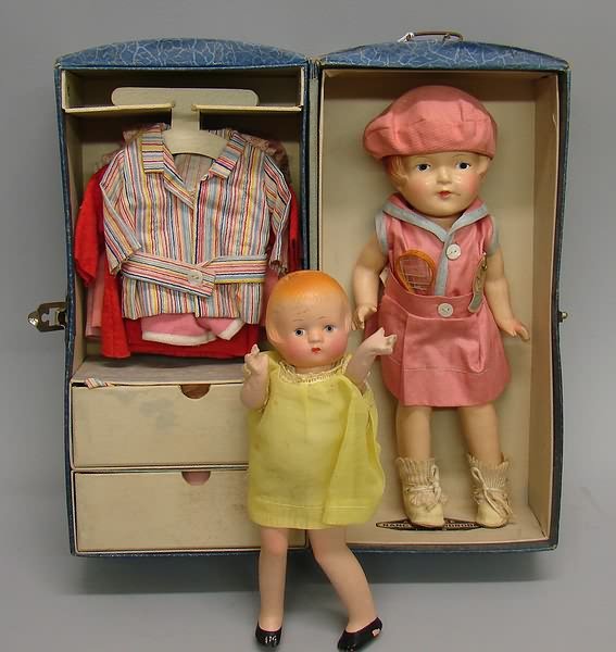 12" Compo ARRANBEE Nancy Doll w/ Trunk/Wardrobe
