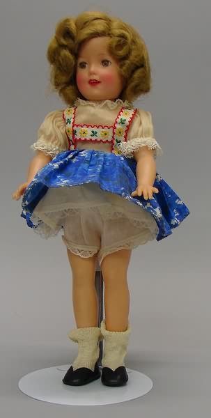 11.5" 1957 Vinyl Shirley Temple Doll/Outfits