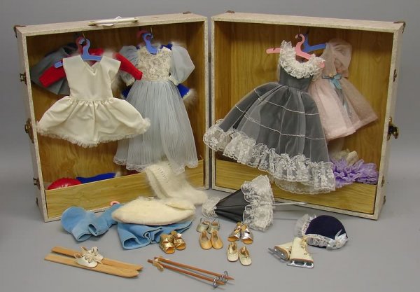 14" HP Mary Hoyer Doll/Trunk/Wardrobe - 3
