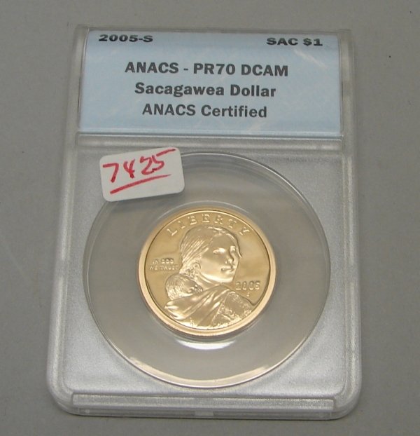 2005S SACAGAWEA DOLLAR ANACS PR 70