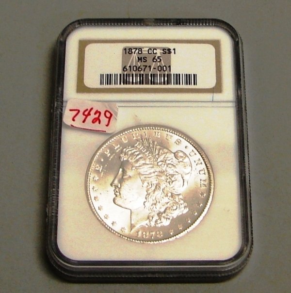 1878-CC NGC MS 65 MORGAN DOLLAR