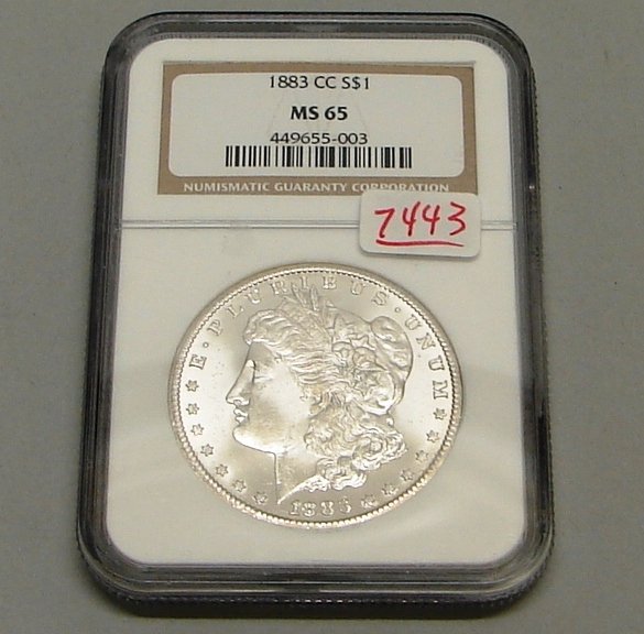 1883-CC NGC MS 65 MORGAN DOLLAR