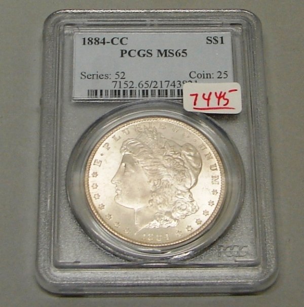 1884-CC PCGS MS 65 MORGAN DOLLAR