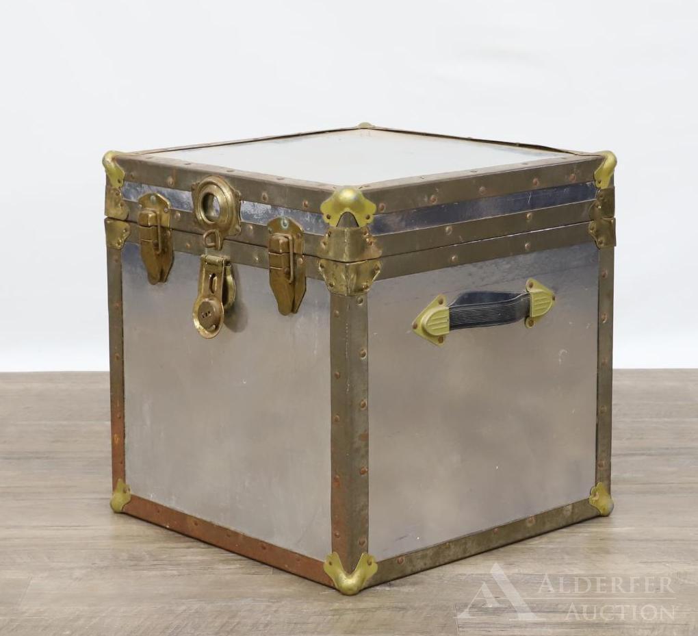 Caldor Brass & Steel Storage Box (1 of 8)
