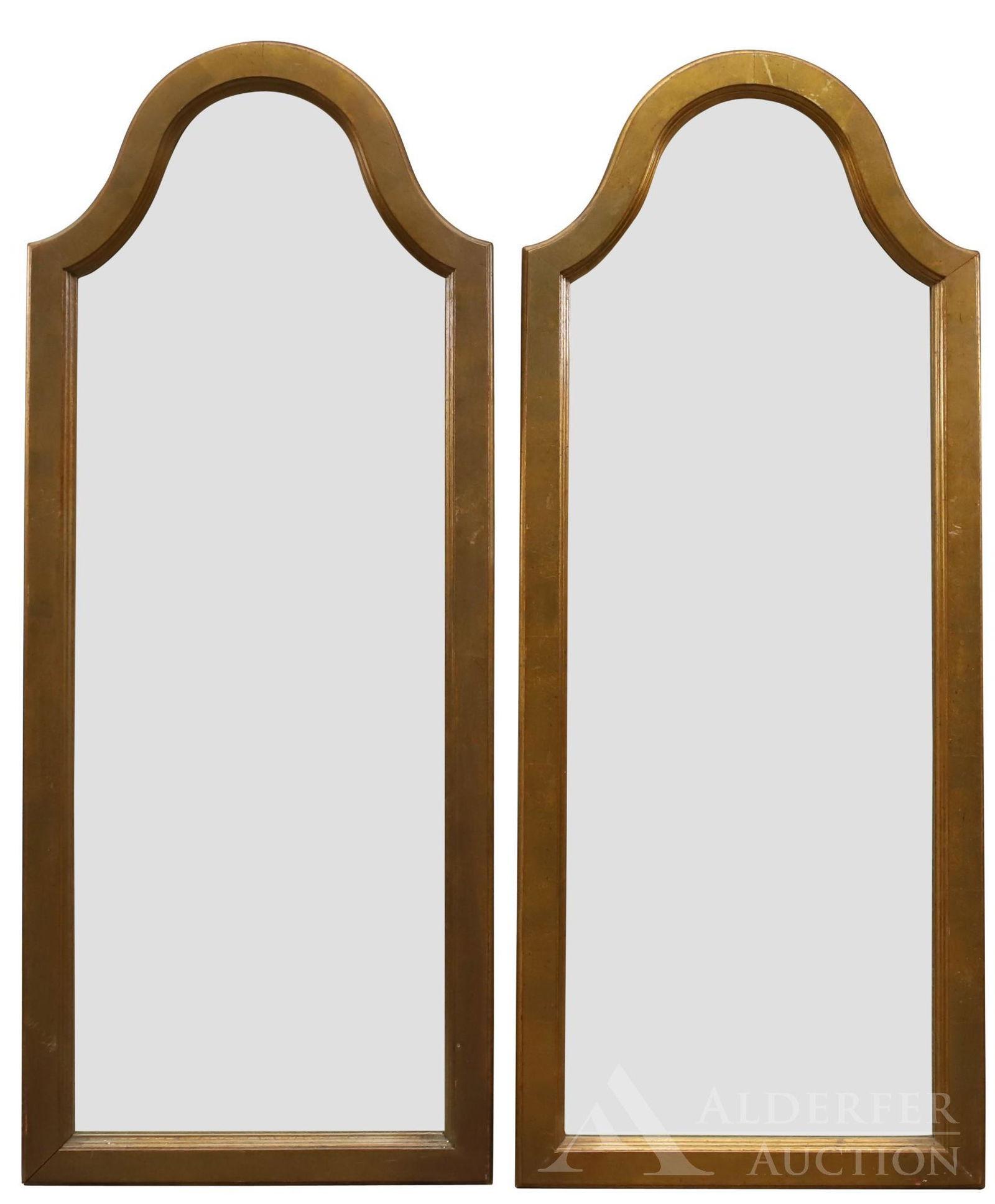 Pair Gilt Wood Wall Mirrors (1 of 5)