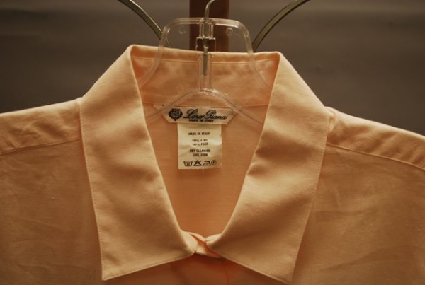Loro Piana Pink Linen L-Sleeve Over Shirt (48) - 3