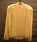 9219: Giorgio Armani Cream Silk L-Sleeve Shirt (46) - 2
