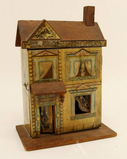 Antique 1890 dollhouse  Doll houses for sale, Wooden dolls house  furniture, Doll house