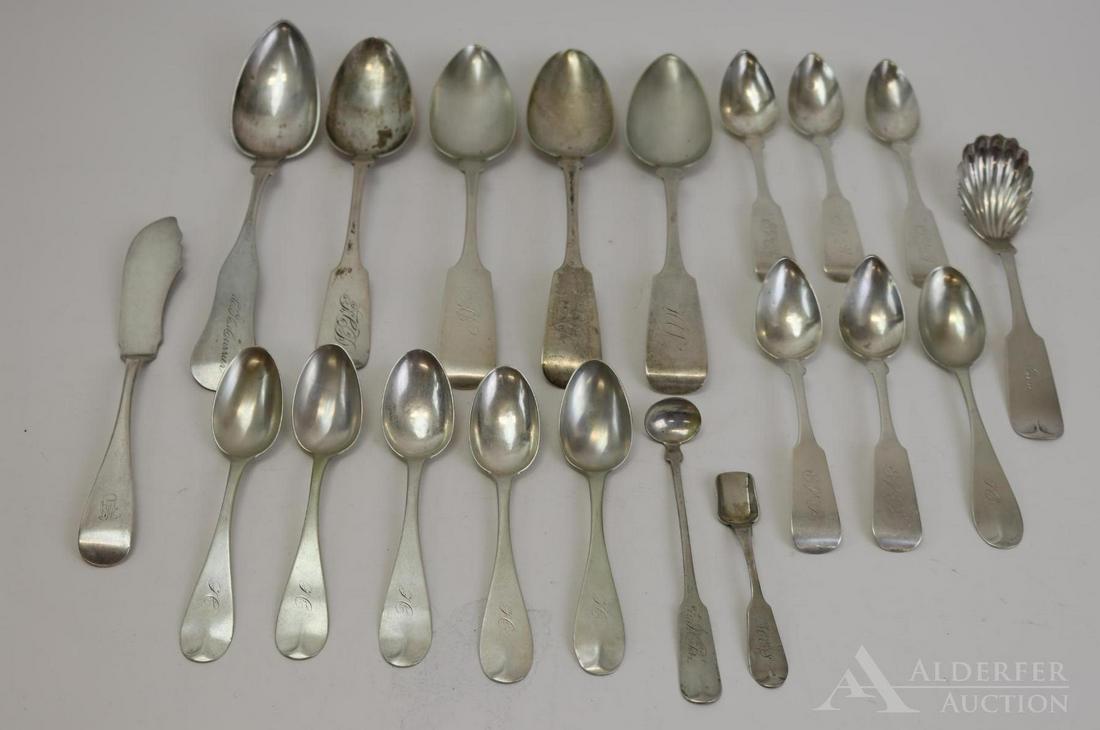 Coin Silver Flatware Grouping (1 of 6)