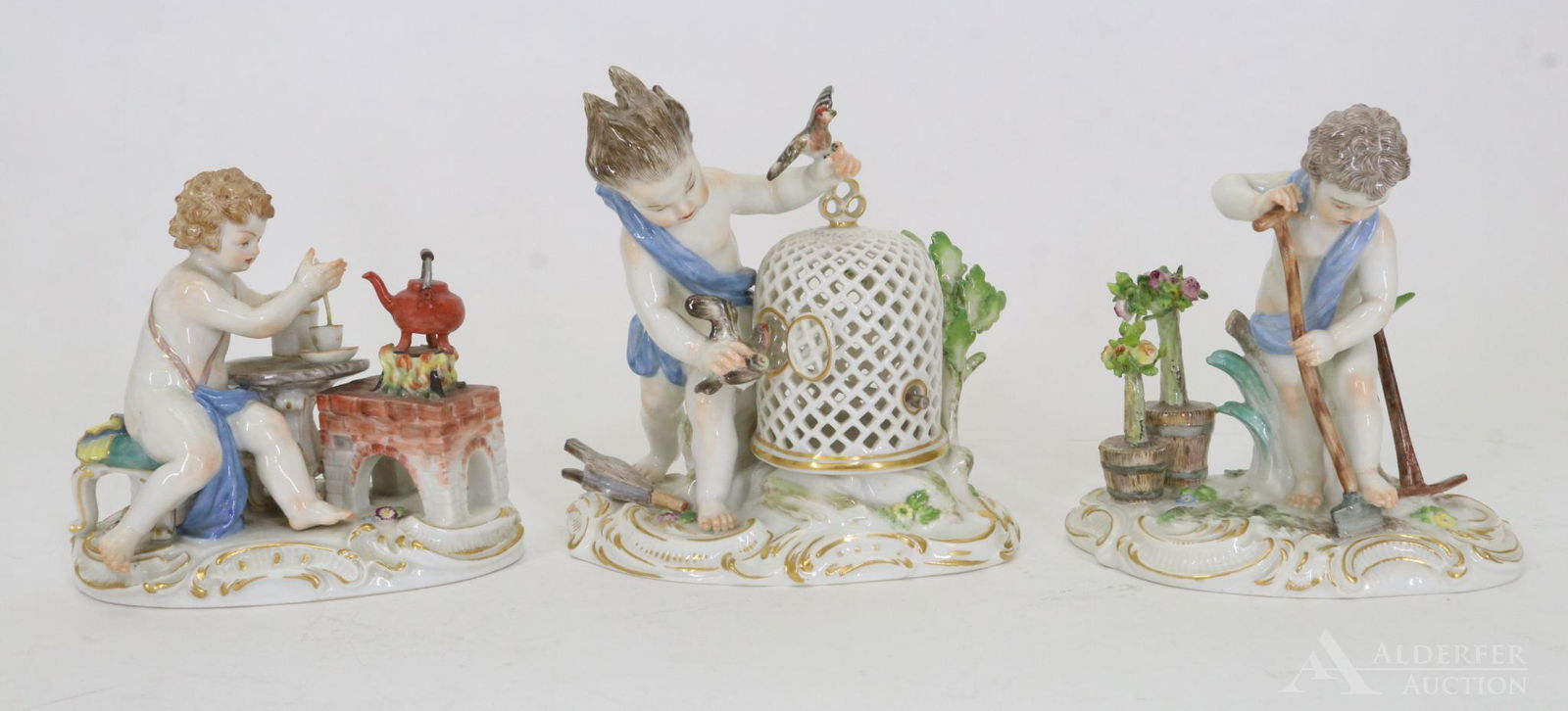 Meissen Figurines of the Elements (1 of 20)