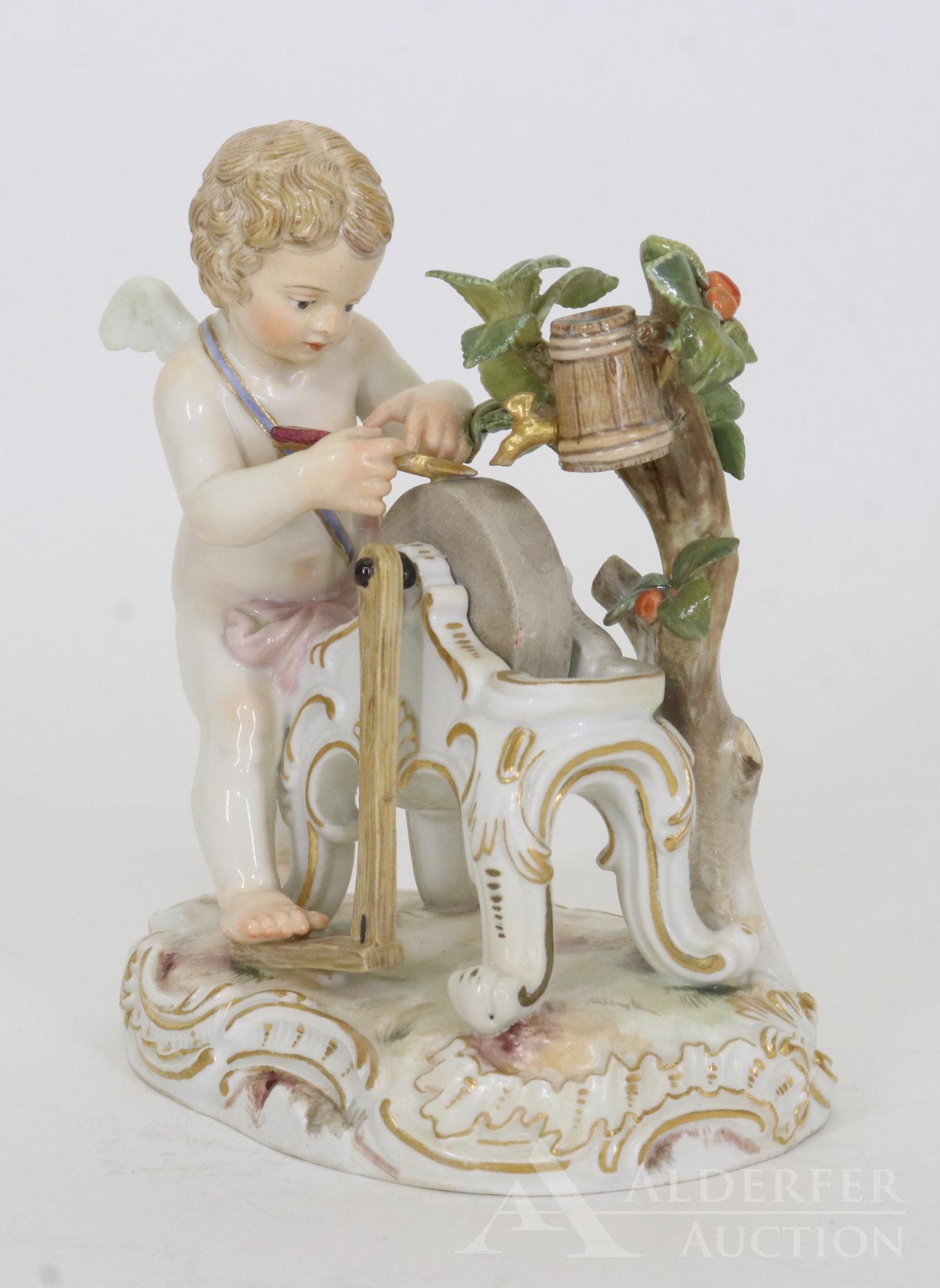 Meissen Cupid Figurine (1 of 8)