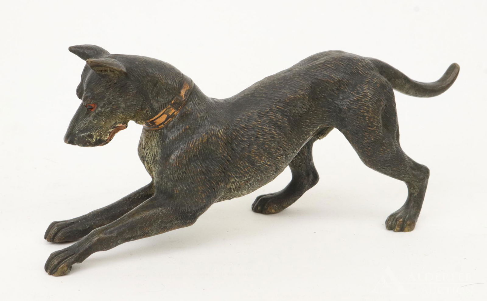 Cold Painted Bronze Dog (1 of 7)