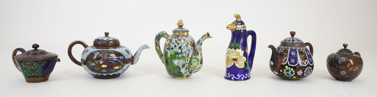 Chinese Cloisonné Teapots (1 of 20)