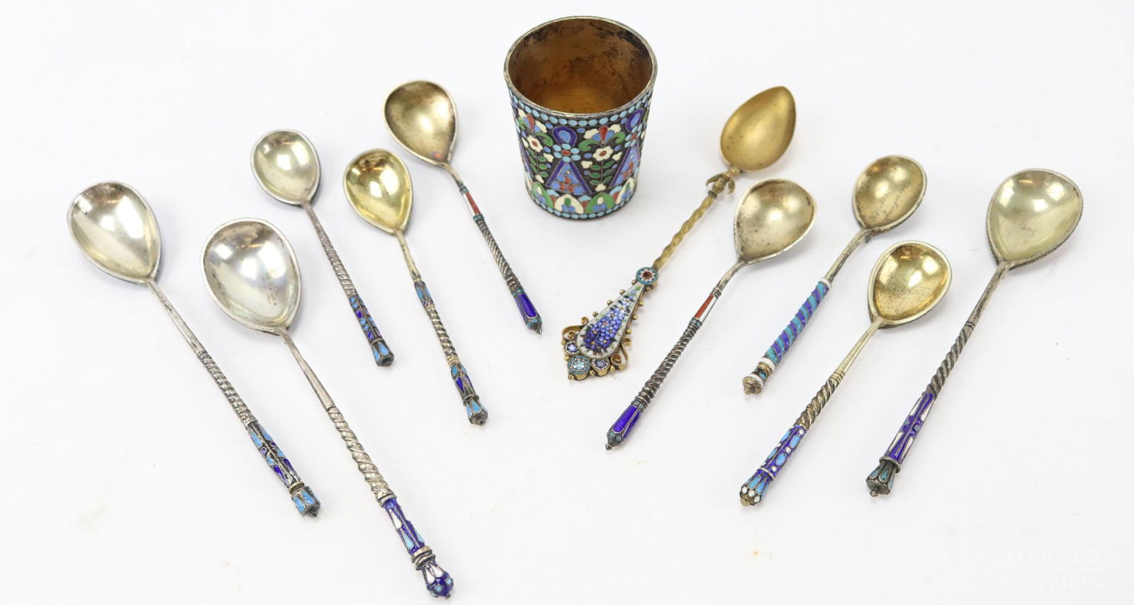 Russian Enamel Spoons (1 of 20)