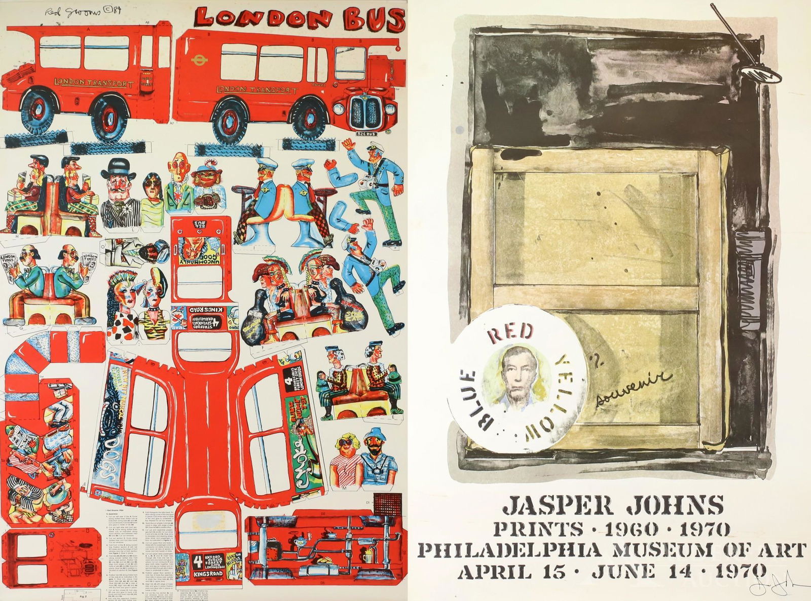 Red Grooms & Jasper Johns Posters (1 of 17)