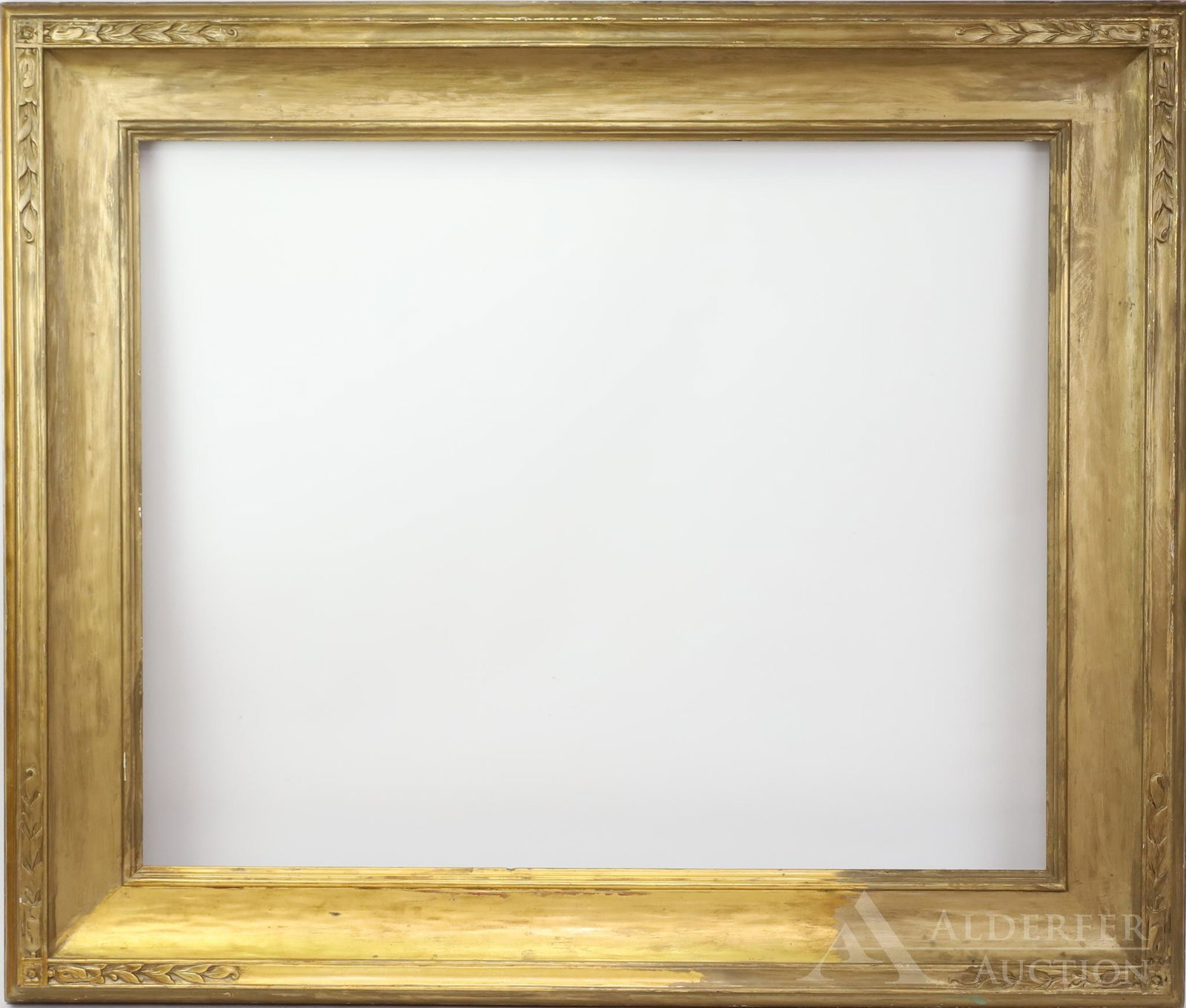 Newcomb Macklin Frame: 29"h x 36"w rabbet, 39"h x 46"w overall and 5.5" wide