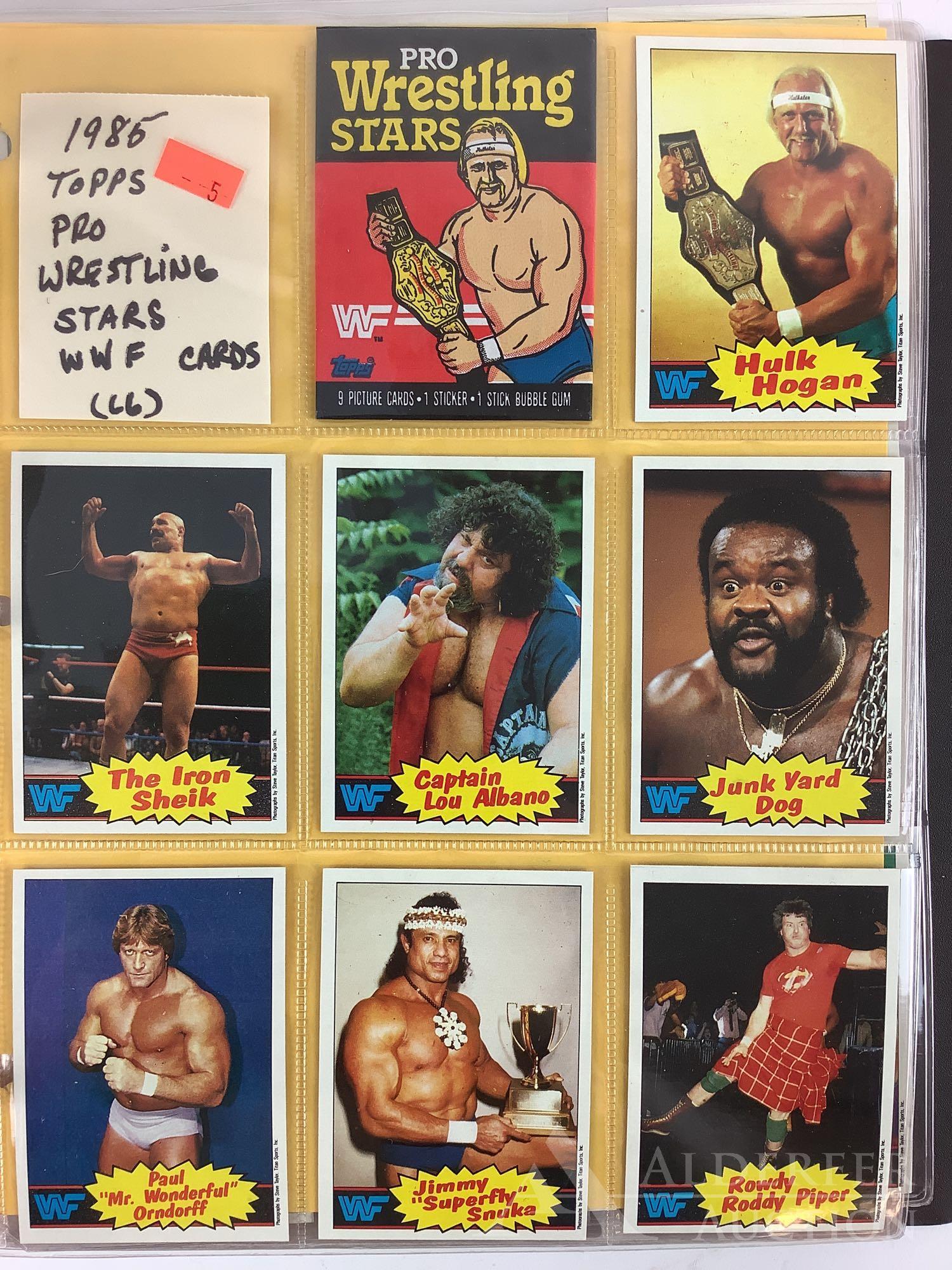 1985 Topps Pro Wrestling trading card set (1 of 20)