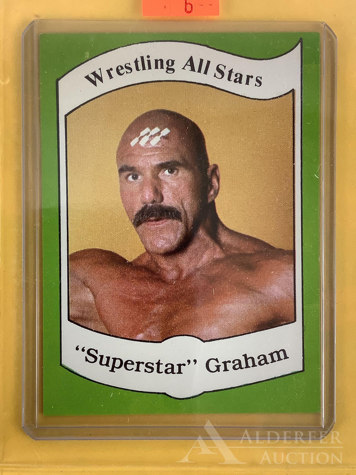 1983 Wrestling News "Super Star" Billy Graham trading (1 of 2)