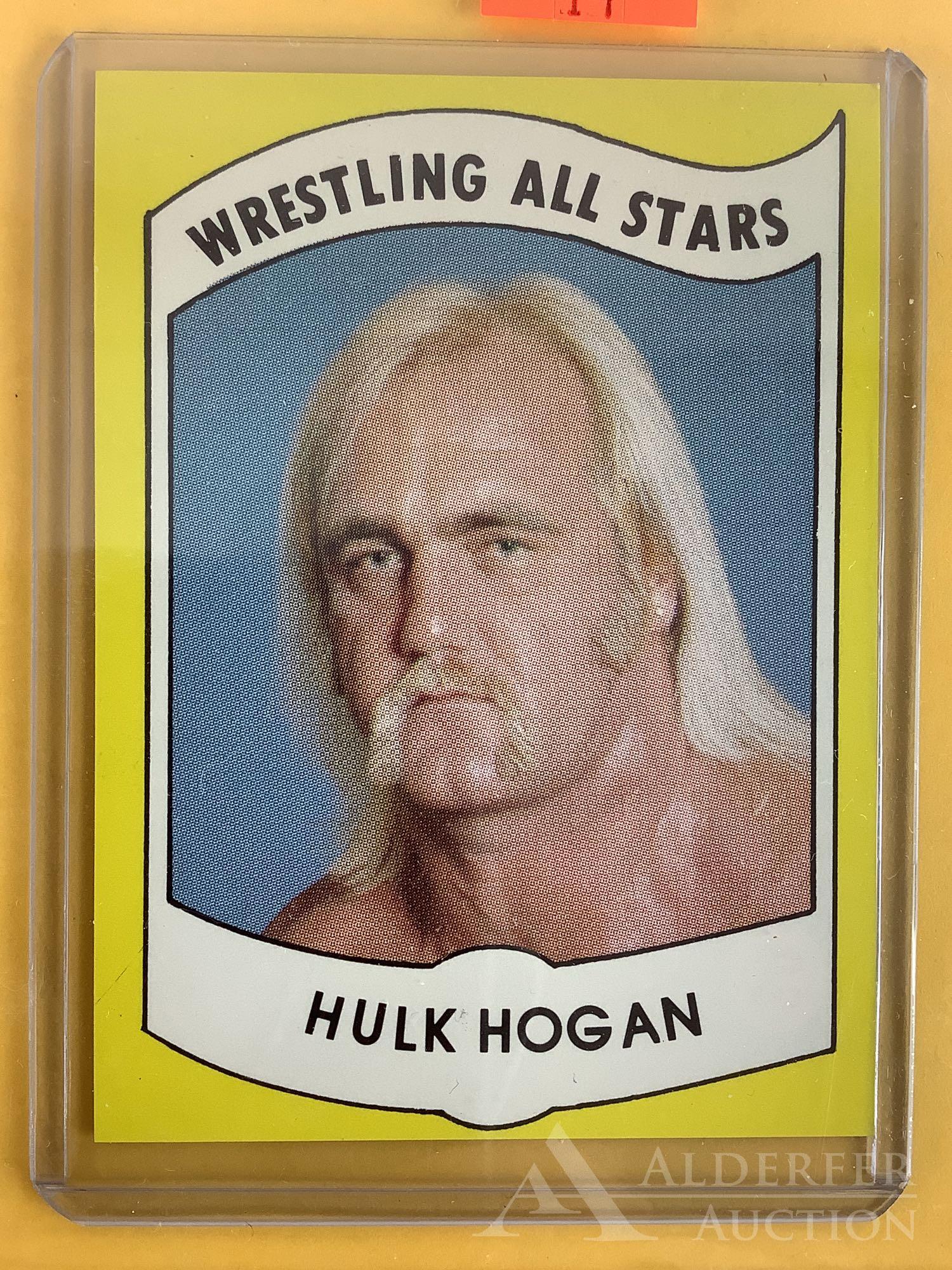 1982 Wrestling News Hulk Hogan trading card (1 of 2)