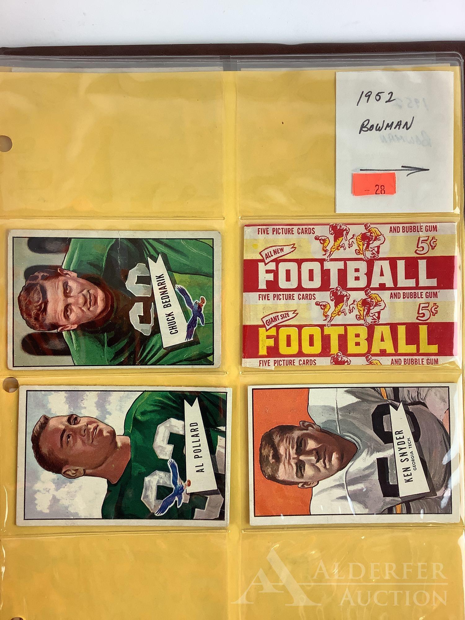 1952 Bowman Large Football cards (1 of 4)